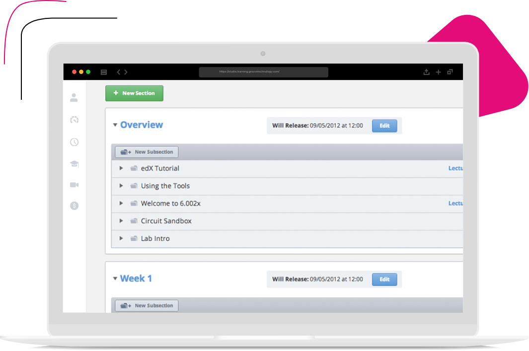 Studio Helps You Keep Your Courses Organized